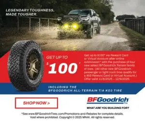 BFGoodrich Black Friday Promotion